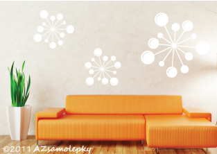 Samolepky na zeď - Obrazce Bubble