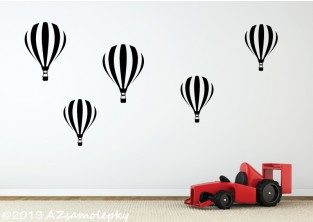 Dětské samolepky na zeď - Létající balóny