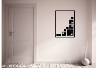 Samolepky na zeď - SO - Moderní čtverce