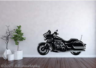 Samolepky na zeď - Motorka