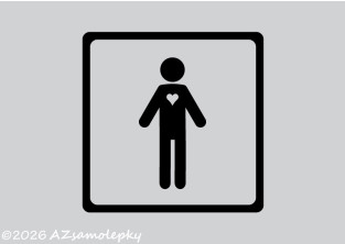 Samolepky na zeď - Piktogram 2