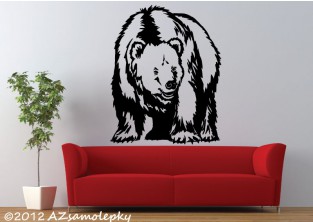 Samolepky na zeď - Medvěd hnědý