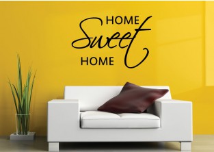Samolepky na zeď-Nápis-Home sweet home