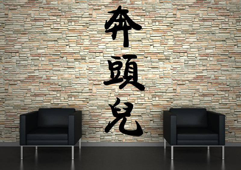 Čínský znak - Naděje - XS (17 x 54 cm)