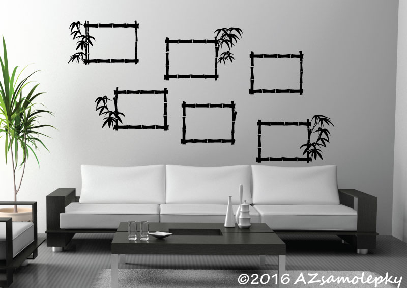 Samolepky na zeď - Kolekce FOTO Bambus - š. 15 x v. 10 cm